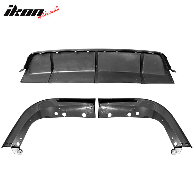 2019-2025 BMW G05 X5 M Sport Gloss Black Rear Bumper Lip Diffuser ABS