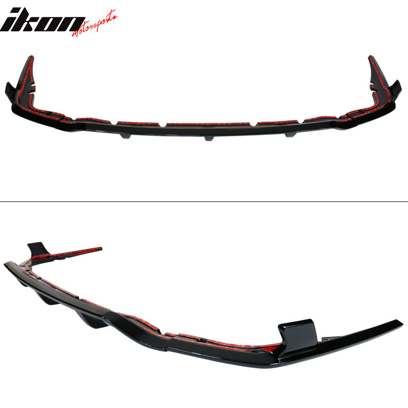 2019-2024 BMW G07 X7 M Sport Gloss Black Rear Bumper Lip Diffuser ABS