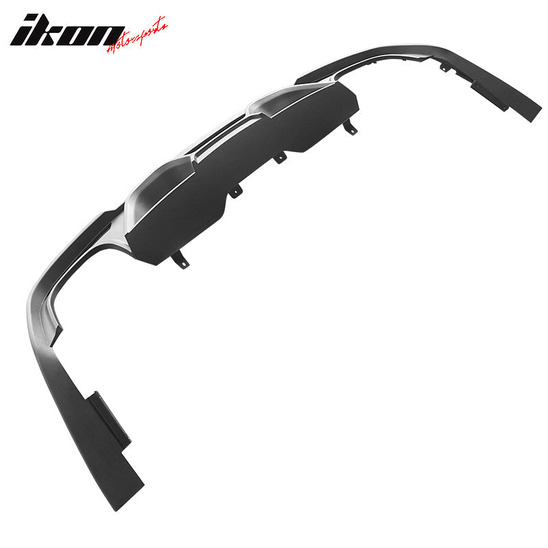 2018-2024 Ford Mustang S550 2DR Matte Black Rear Bumper Diffuser PP