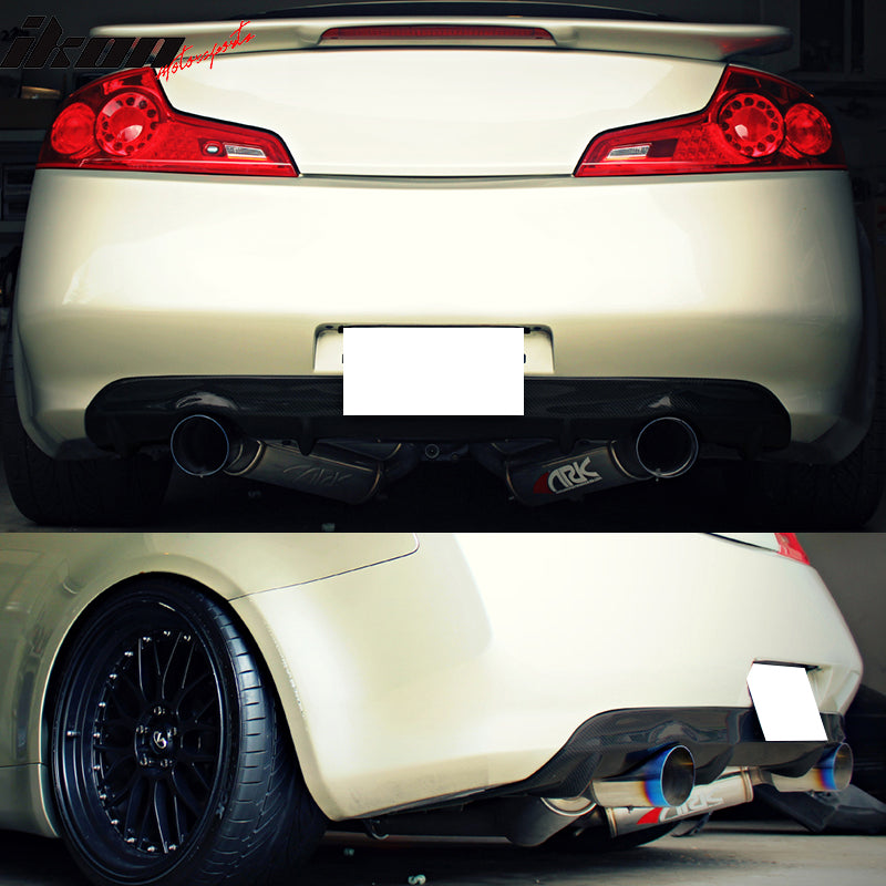 2003-2007 Infiniti G35 Coupe NS Style Unpaint Rear Bumper Diffuser PU