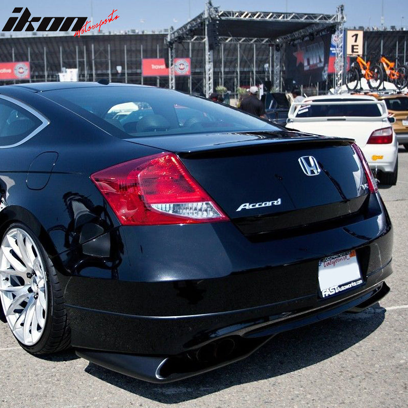 Universal Fitment VTX Style Unpainted Black Rear Bumper Diffuser FRP