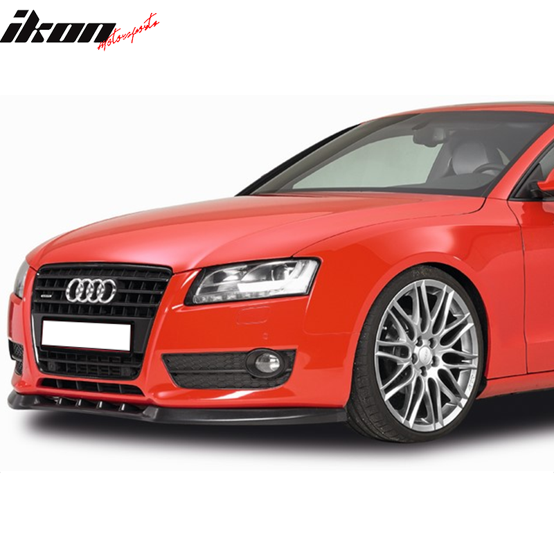 2008-2012 Audi A5 Base B8 MX Style Front Lip Splitter Spoiler - PU