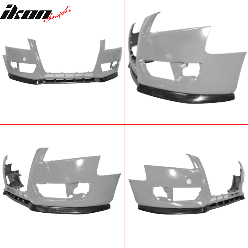 2008-2012 Audi A5 Base B8 MX Style Front Lip Splitter Spoiler - PU