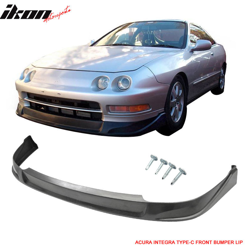 Fits 94-97 Acuraintegra 2Dr Coupe CONCEPT Front + Rear Bumper Lip PU