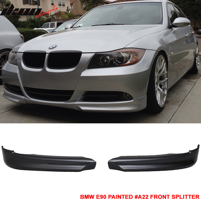 2006-2008 BMW E90 OE Style Front Bumper Splitter Lip Spoiler PP