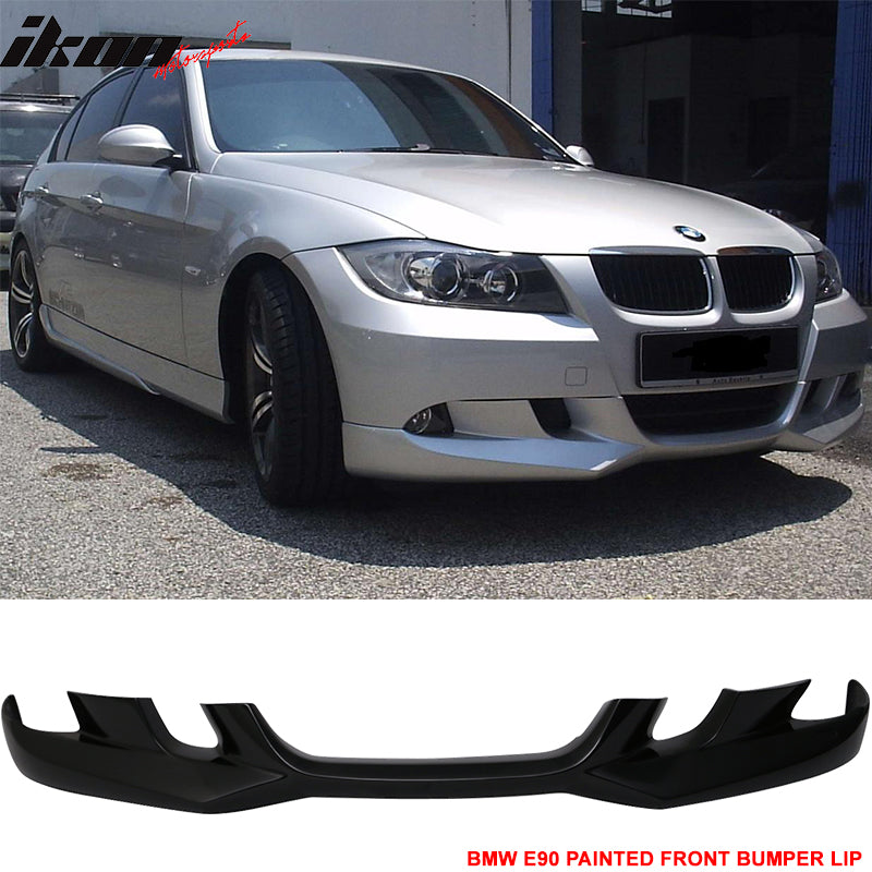 2005-2008 BMW E90 3-Series A Style Front Bumper Lip Chin Spoiler
