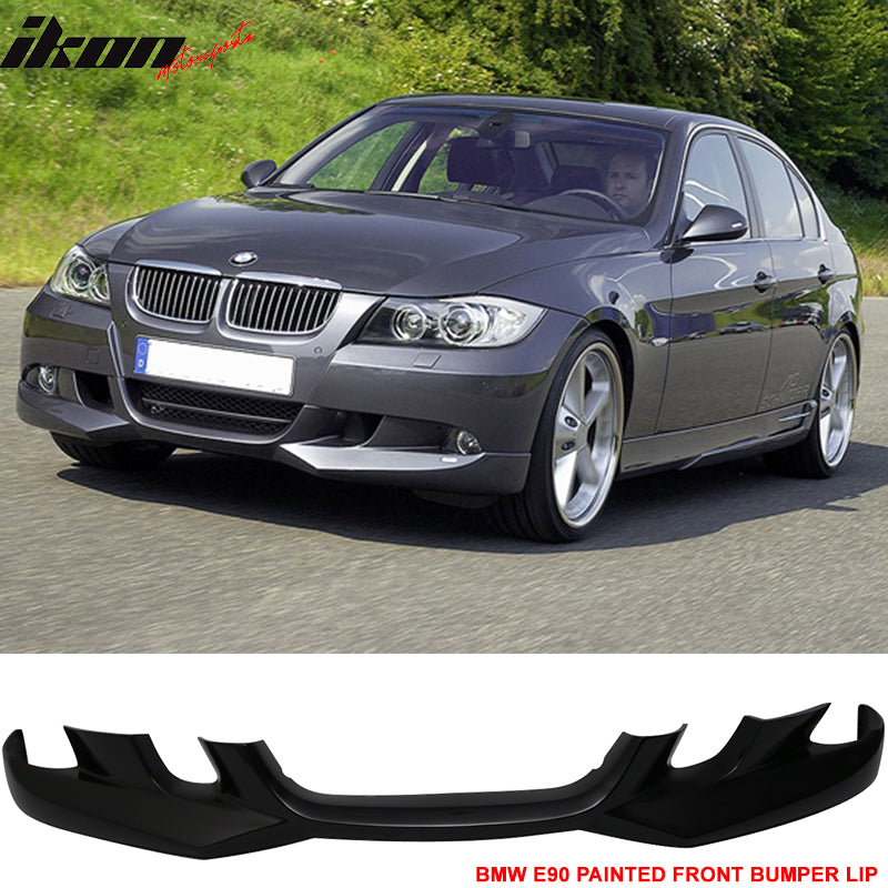 2005-2008 BMW E90 3-Series A Style Front Bumper Lip Chin Spoiler