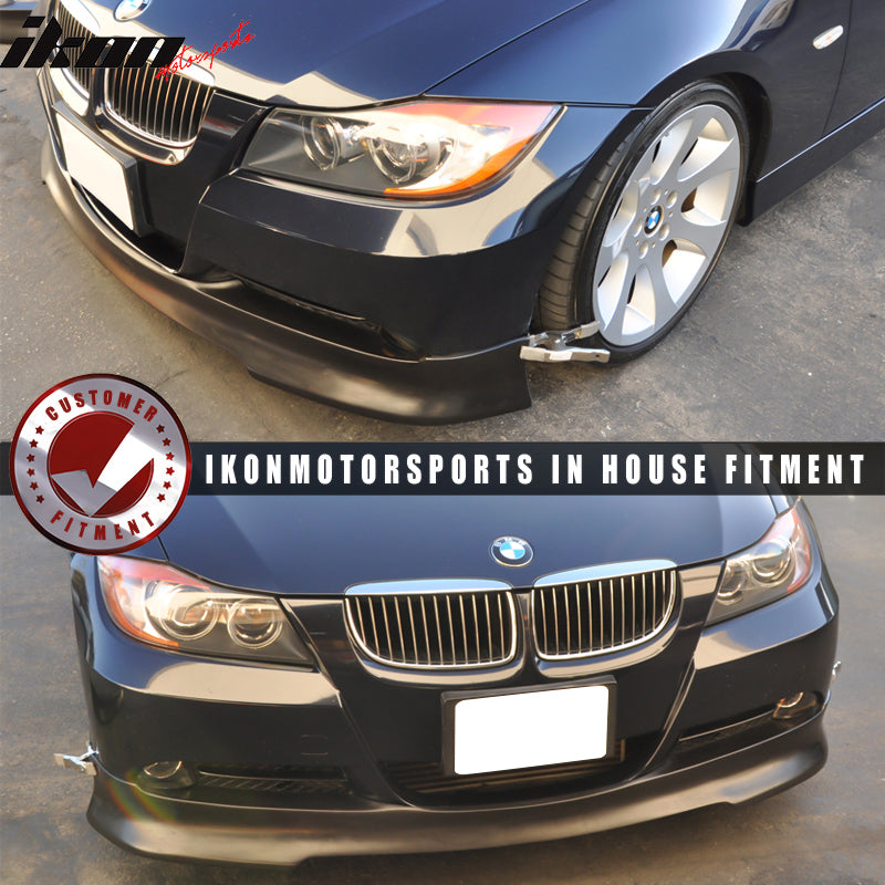 2005-2008 BMW E90 3-Series 4Dr C Style Front Bumper Lip Spoiler Sedan