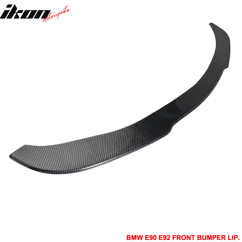 2007-2011 BMW 1Serie M E87 Matte Carbon Fiber Front Bumper Lip Spoiler
