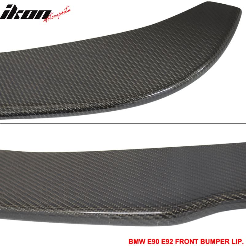 2007-2011 BMW 1Serie M E87 Matte Carbon Fiber Front Bumper Lip Spoiler