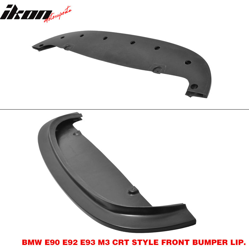 2008-2013 BMW M3 Only CRT Style Front Lip Spoiler Splitter PU