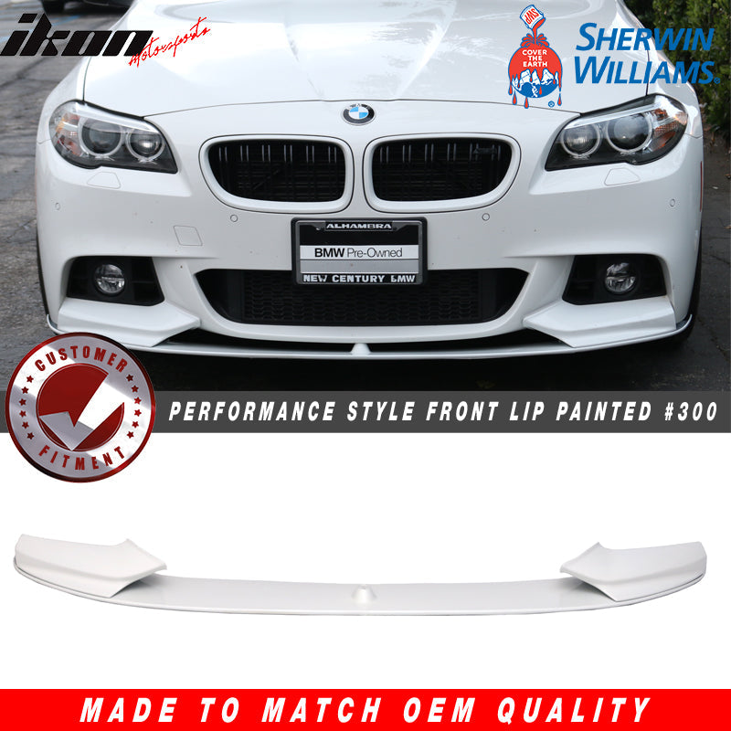2011-2016 BMW F10 Performance Style Front Bumper Lip Spoiler PP