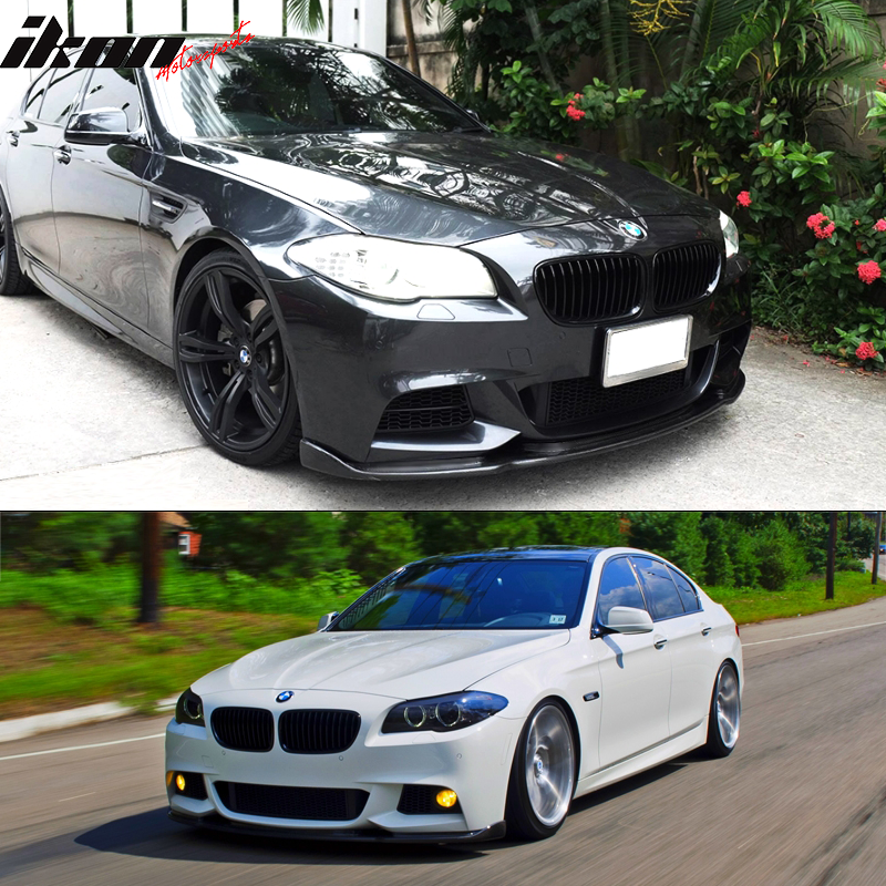 2011-2016 BMW F10 528i 550i 535i Msport Matte Black Front Lip Spoiler