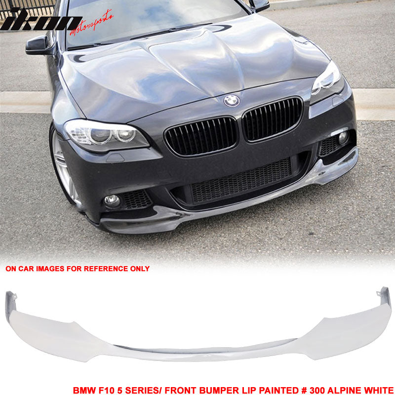 2012-2016 BMW F10 5 Series M Sport Mtech V Style Front Bumper Lip