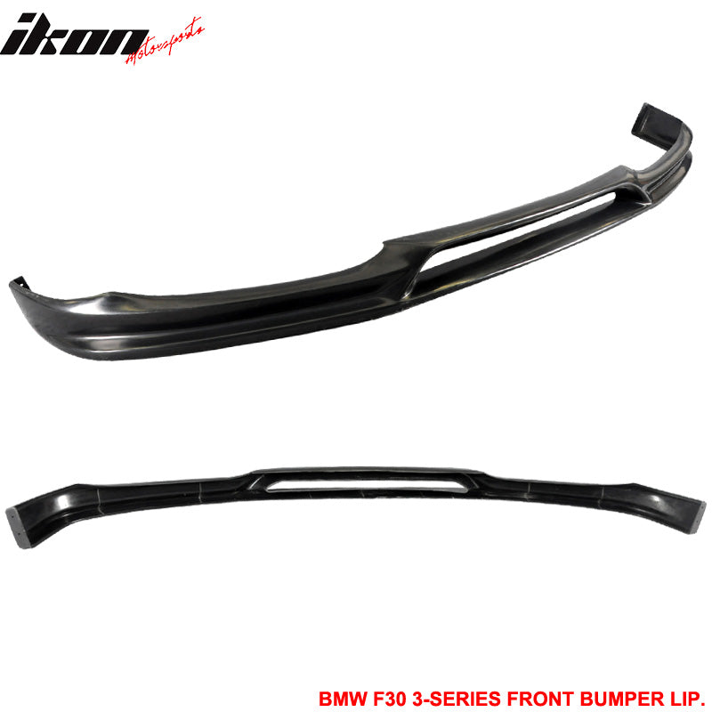 2012-2015 BMW F30 3 Series Sedan 3D Style PU Front Bumper Lip Spoiler