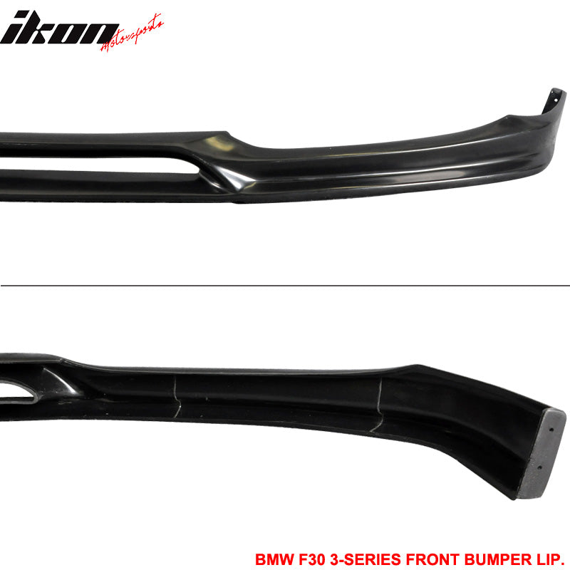 2012-2015 BMW F30 3 Series Sedan 3D Style PU Front Bumper Lip Spoiler
