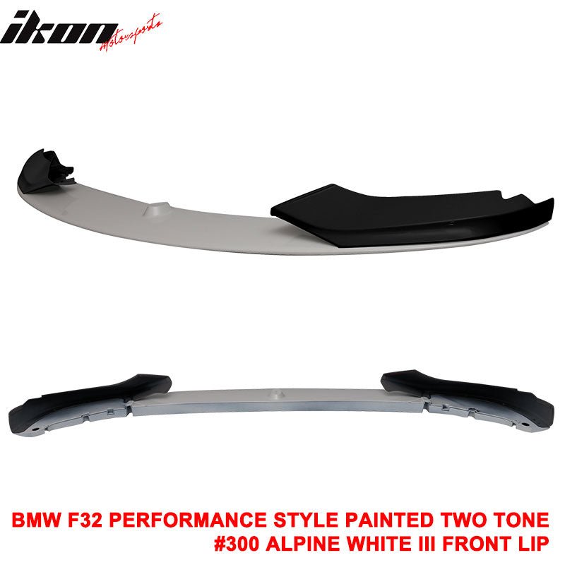14-20 F32 F33 F36 4 Series Performance Front Bumper Lip 2 Tone