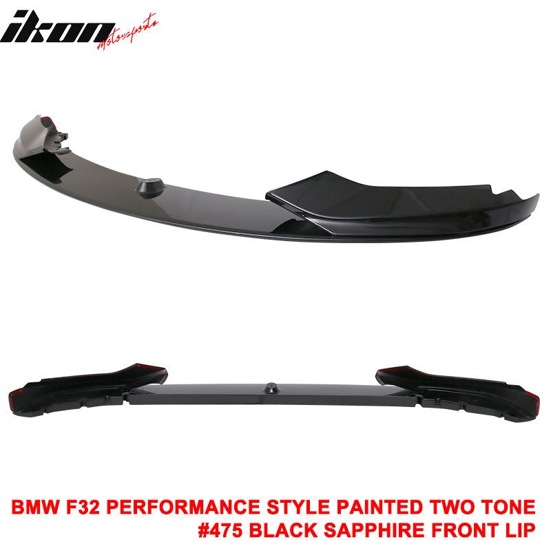 14-20 F32 F33 F36 4 Series Performance Front Bumper Lip 2 Tone