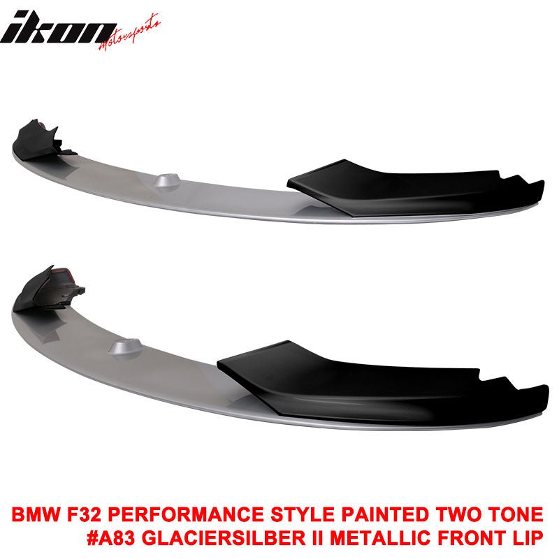 14-20 F32 F33 F36 4 Series Performance Front Bumper Lip 2 Tone