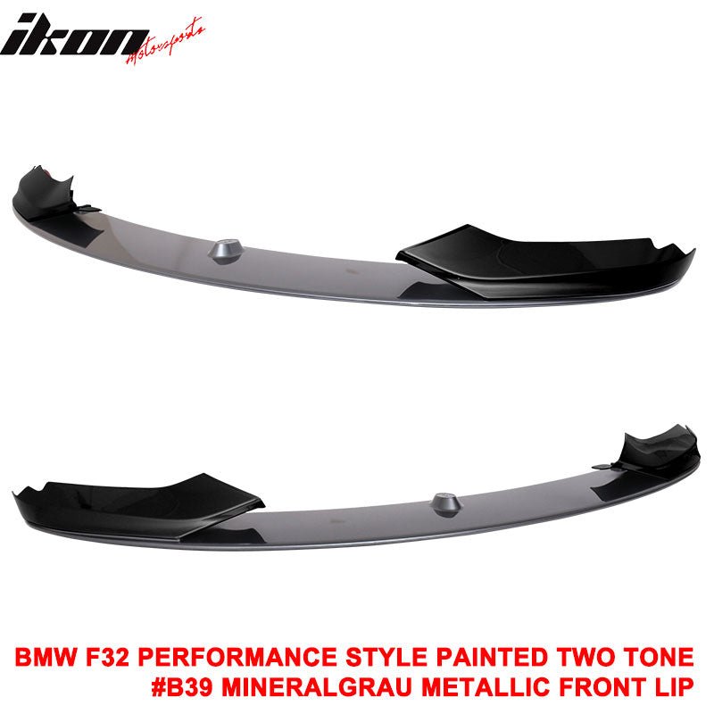 14-20 F32 F33 F36 4 Series Performance Front Bumper Lip 2 Tone