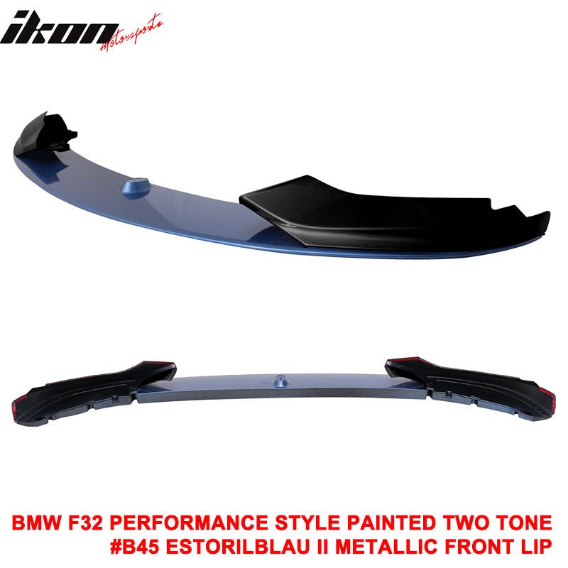 14-20 F32 F33 F36 4 Series Performance Front Bumper Lip 2 Tone