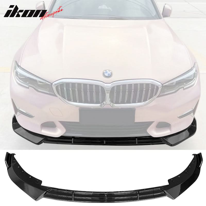 2019-2022 BMW G20 Sport Line 3PCS IKON Style Front Bumper Lip PP