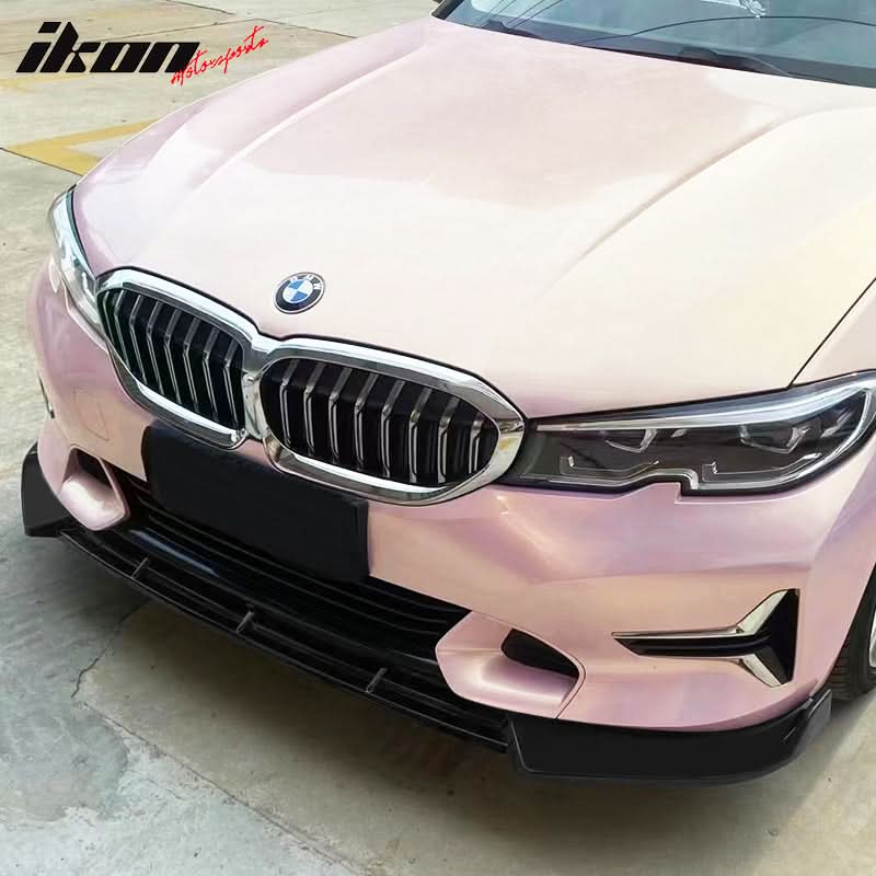 2019-2022 BMW G20 Sport Line 3PCS IKON Style Front Bumper Lip PP