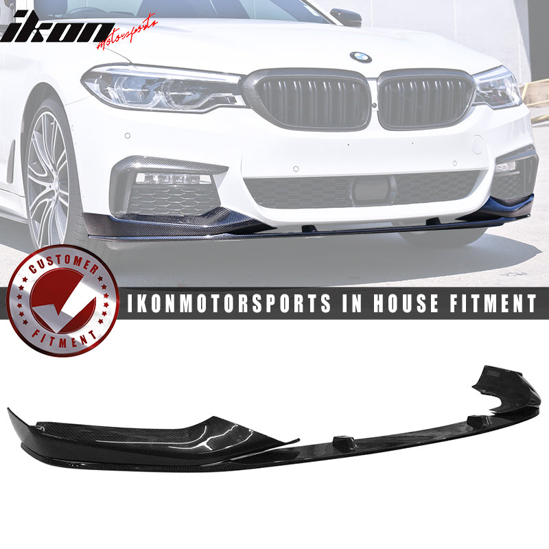 2017-2020 BMW G30 M-Tech M Sport MP Style Front Bumper Lip 3PCS CF