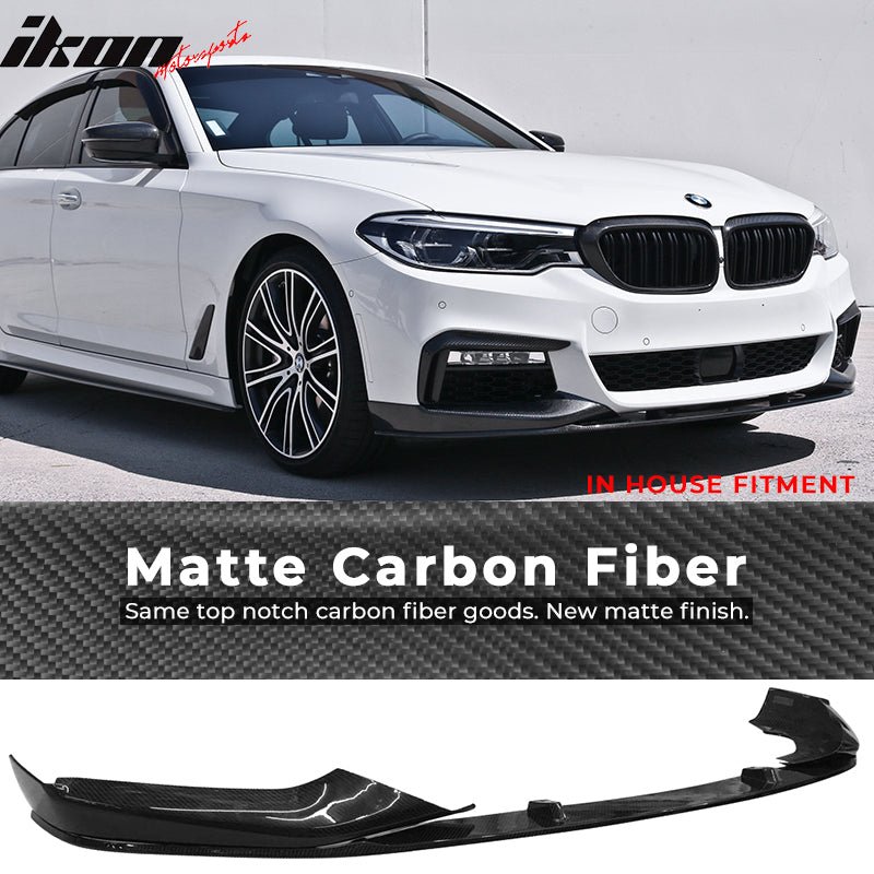2017-2020 BMW G30 M-Tech M Sport MP Style Front Bumper Lip 3PCS CF