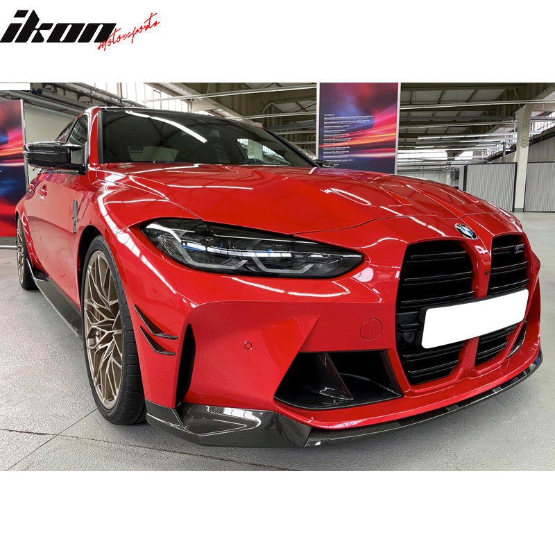 2021-2025 BMW G80 M3 G82 G83 M4 MP Style Front Bumper Lip Carbon Fiber