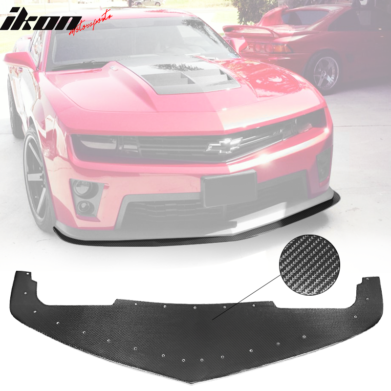2010-2015 Chevy Camaro ZL1 DS Style Front Bumper Lip Carbon Fiber CF