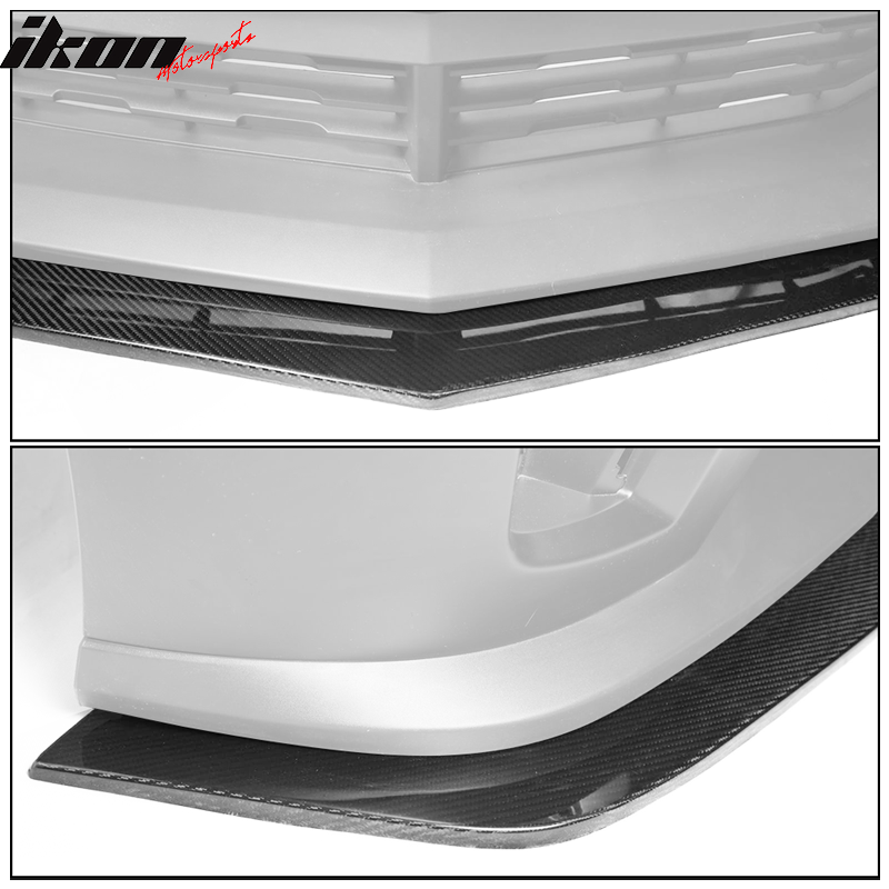 2010-2015 Chevy Camaro ZL1 DS Style Front Bumper Lip Carbon Fiber CF