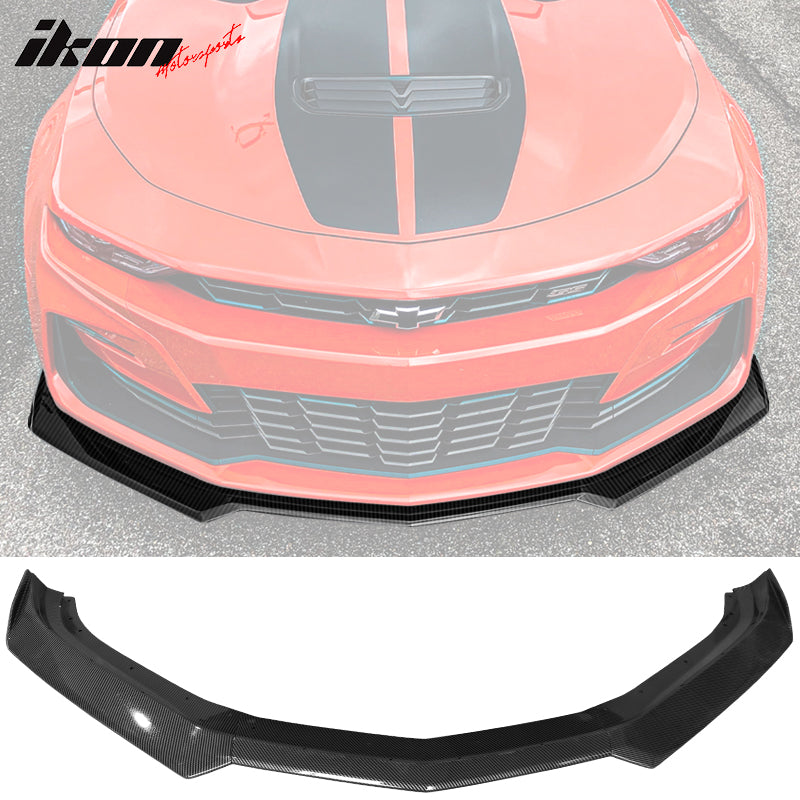 2016-2024 Chevy Camaro Front Lip Spoiler 1LE Style 3PCS ABS