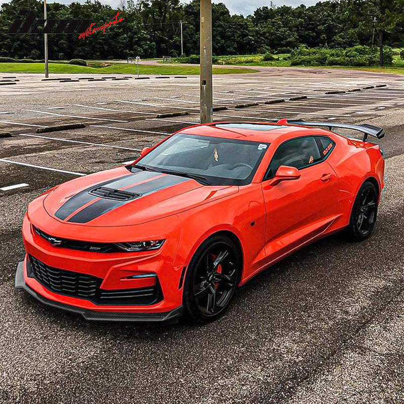 2016-2024 Chevy Camaro Front Lip Spoiler 1LE Style 3PCS ABS