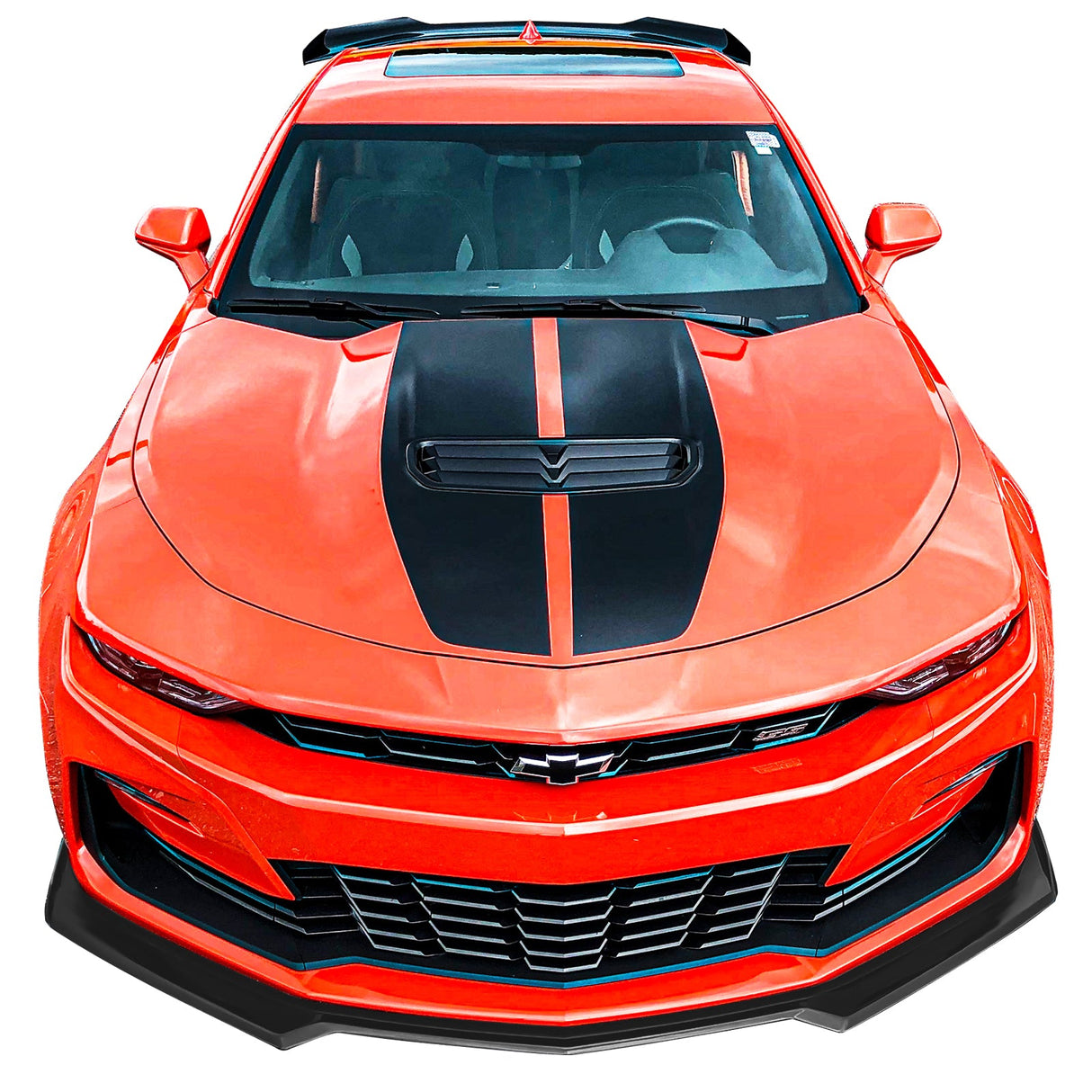 2016-2024 Chevy Camaro Front Lip Spoiler 1LE Style 3PCS ABS