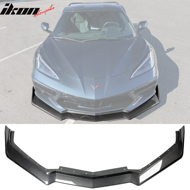 2020-2025 Chevy Corvette C8 IKON Style Front Bumper Lip 5PCS ABS