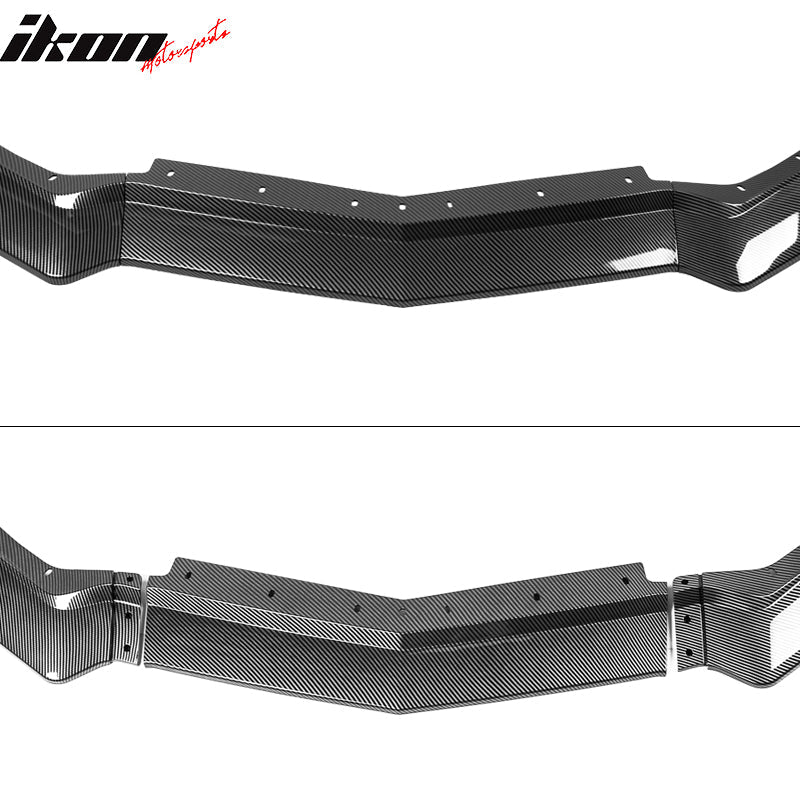 2020-2025 Chevy Corvette C8 IKON Style Front Bumper Lip 5PCS ABS