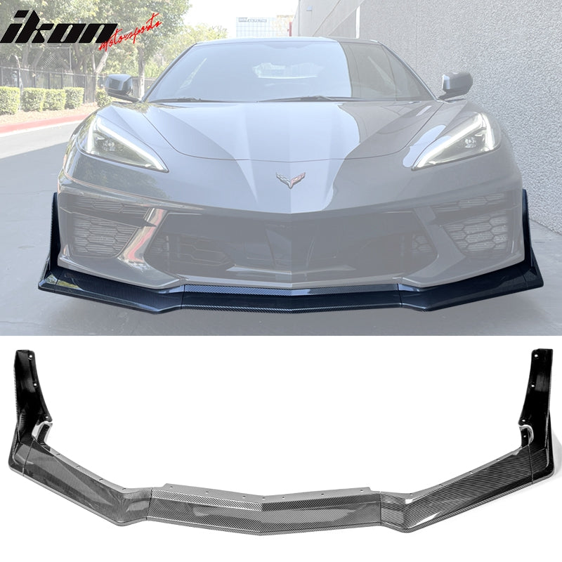 2020-2025 Chevy Corvette C8 ZR1 Style Front Lip Spoiler 7PCS ABS