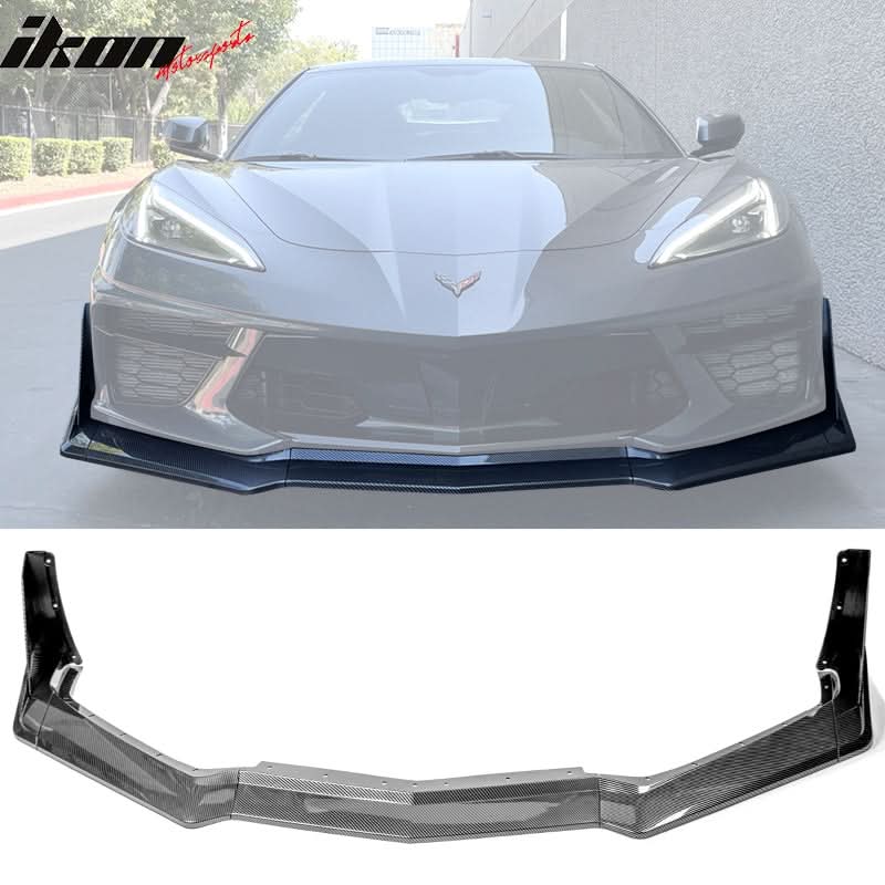 2020-2025 Chevy Corvette C8 ZR1 Style Front Lip Spoiler 7PCS ABS