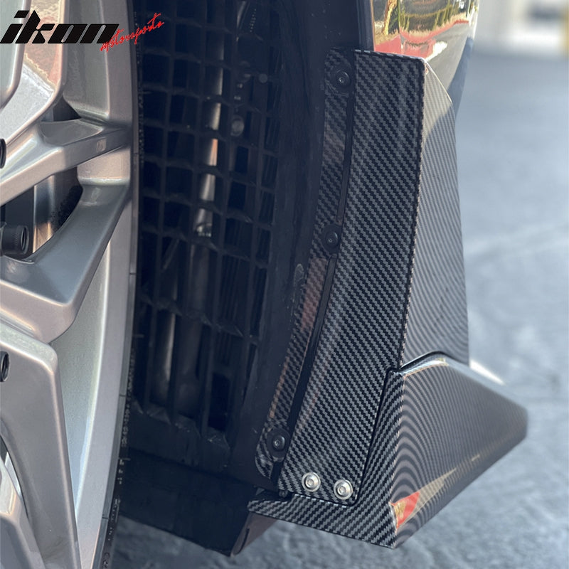 2020-2025 Chevy Corvette C8 ZR1 Style Front Lip Spoiler 7PCS ABS