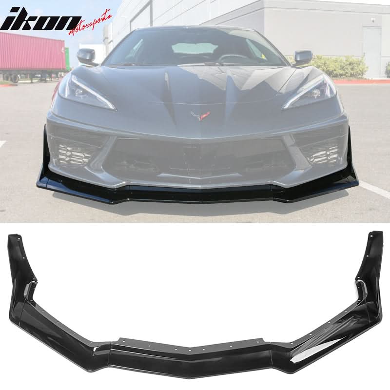2020-2025 Chevy Corvette C8 ZR1 Style Front Lip Spoiler 7PCS ABS