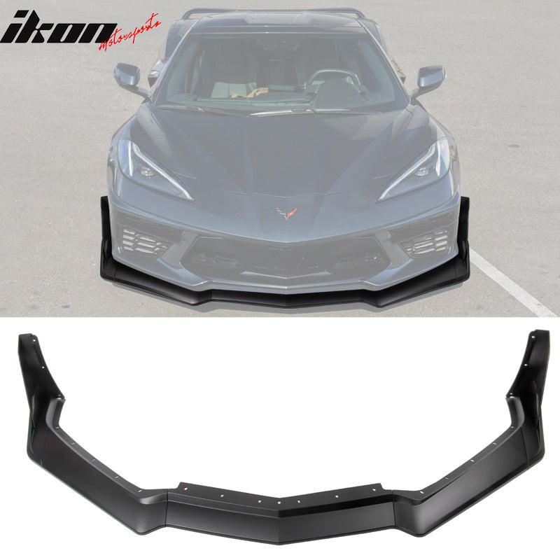 2020-2025 Chevy Corvette C8 ZR1 Style Front Lip Spoiler 7PCS ABS