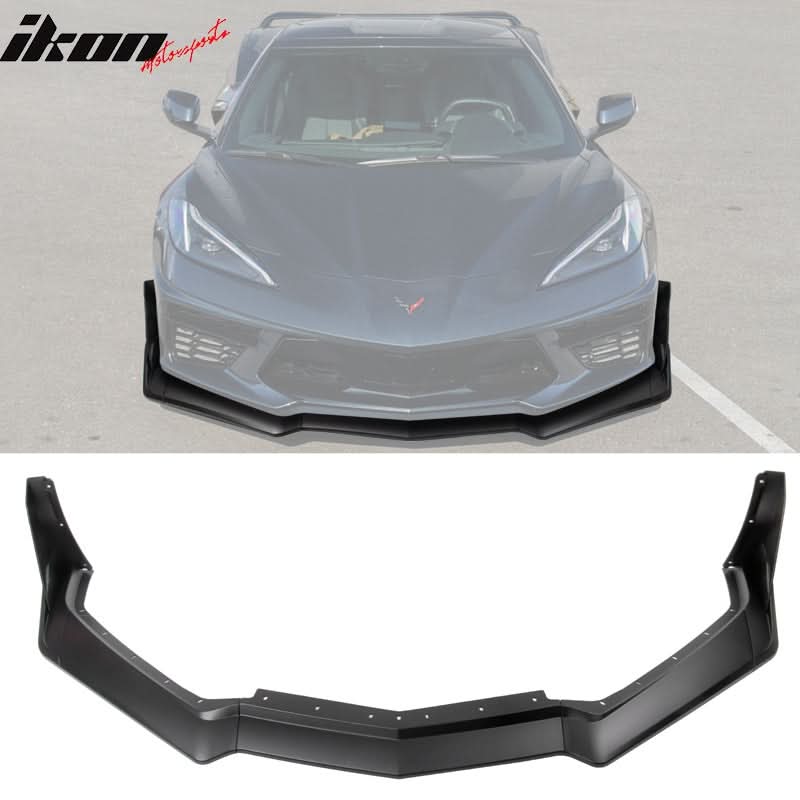 2020-2025 Chevy Corvette C8 ZR1 Style Front Lip Spoiler 7PCS ABS
