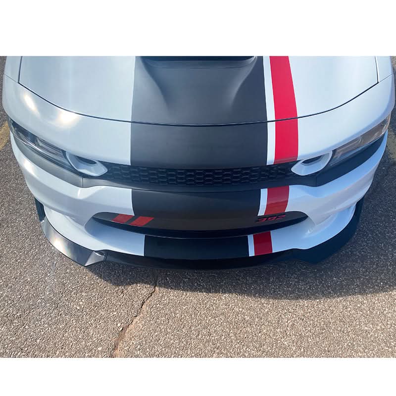 2015-2023 Dodge Charger SRT V1 Style Front Bumper Lip 3PCS ABS