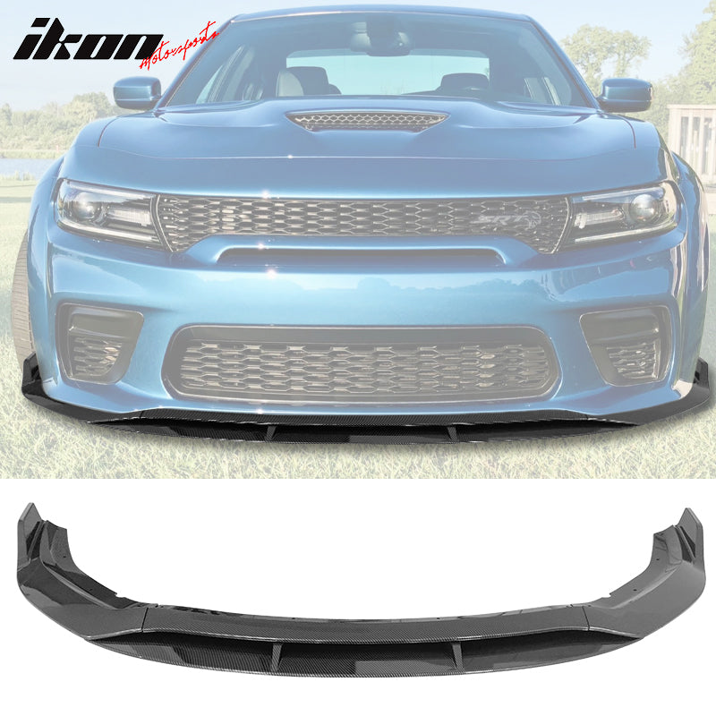 2020-2023 Dodge Charger Widebody IKON V2 Front Bumper Lip ABS 4PCS