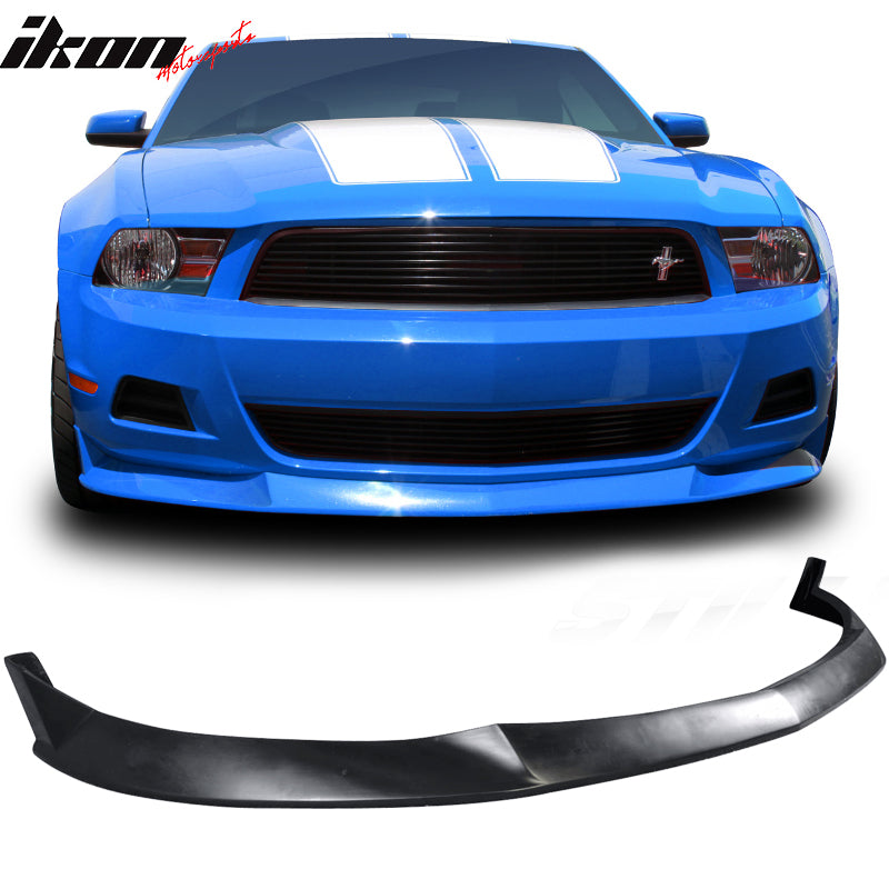 2010-2012 Ford Mustang V6 S Style Front Bumper Lip Chin Spoiler PU