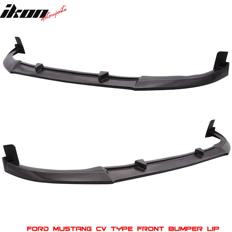 2013-2014 Ford Mustang V6 V8 CV Style Front Bumper Lip Spoiler PU