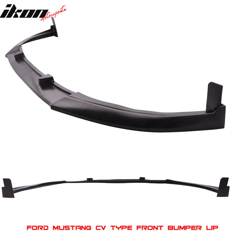 2013-2014 Ford Mustang V6 V8 CV Style Front Bumper Lip Spoiler PU