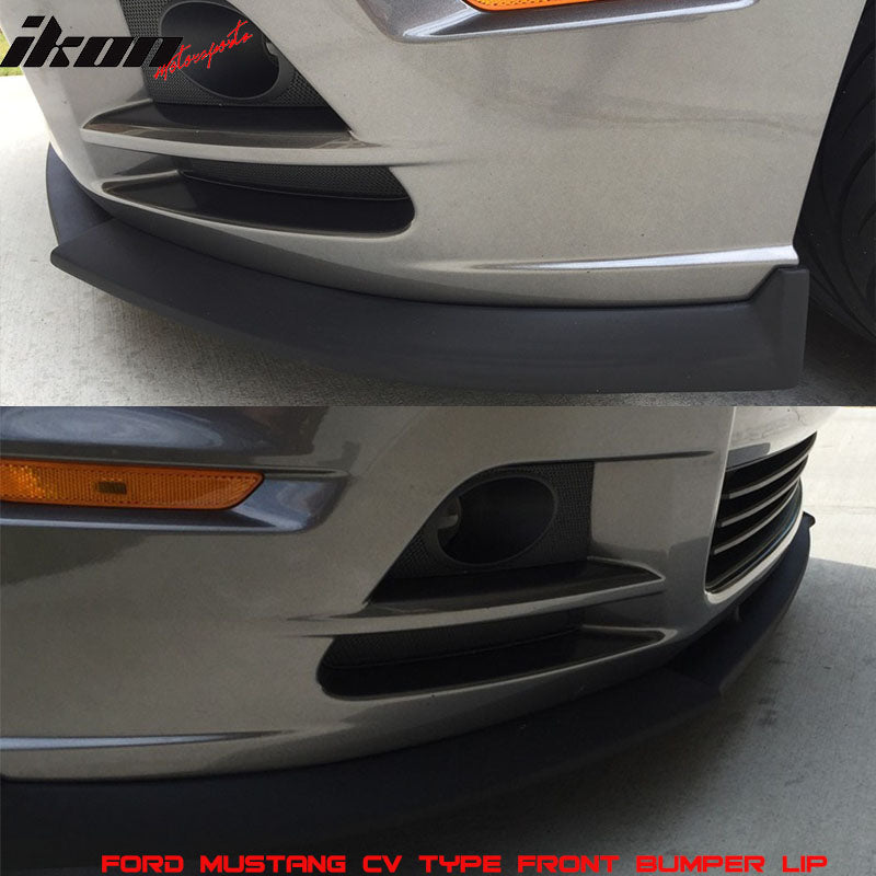 2013-2014 Ford Mustang V6 V8 CV Style Front Bumper Lip Spoiler PU