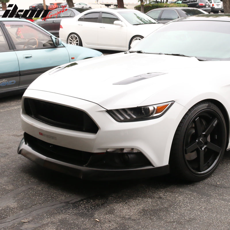 2015-2017 Ford Mustang Front Lip SplitterUnder Chin Spoiler PU